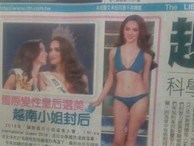 Sau loạt báo Quốc tế, Tân Hoa hậu Hương Giang tiếp tục xuất hiện nổi bật trên báo Đài Loan